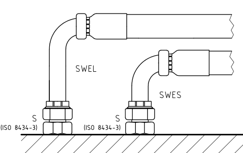 O-ring Face Seal Hose Fittings Connections