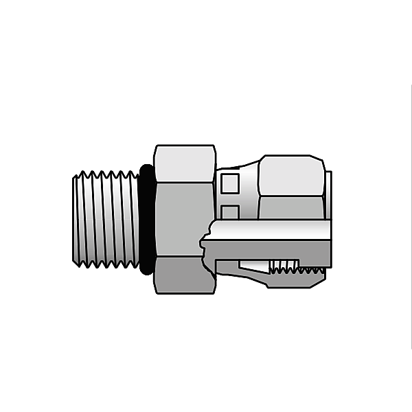 ORFS SAE ORB Stud FIttings Straight swivel Connector