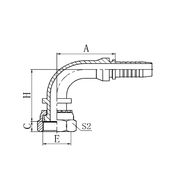 ORFS Swivel Hose Connector