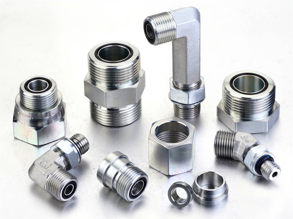 ORFS fittings for hydraulic 0-ring face seal connector