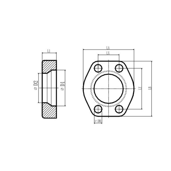 SAE J518 Standard Flare Flange