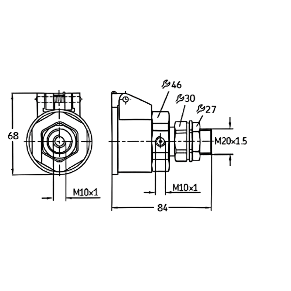 Quick-disconnect Couplings with Return Flow Port for Centralized Lubrication Systems