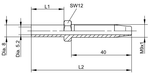 Insert for Ferrule straight Connector