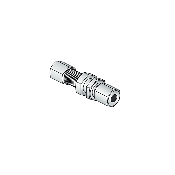 Lubrication tube fittings male connector Straight Bulkhead