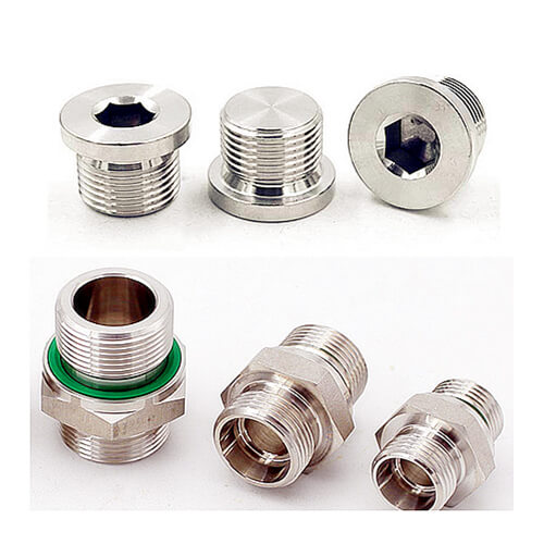 Stainless Steel Fittings internal hex plug external hex tube fittings assembly