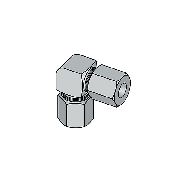 Lubrication tube fittings male connector Elbow Uion