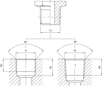 Dimensions Of Male BSPT Fittings