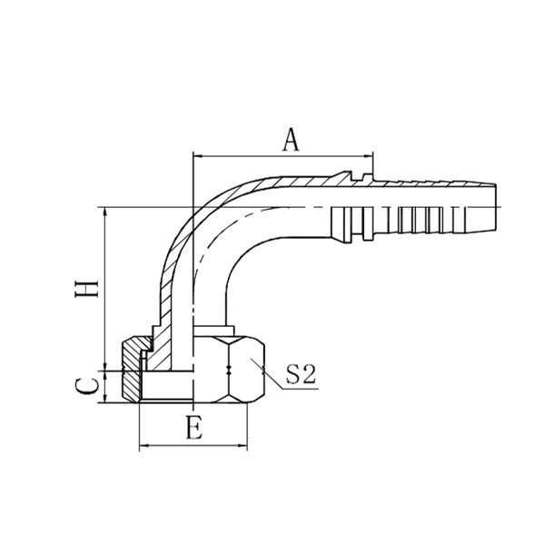 ORFS Swivel Hose Connector