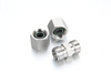 Light-duty L series 24 degree cone soft-seal connector for medium-pressure hydraulic infrastructure.