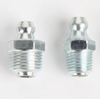 Metal straight grease nipple with a male tapered thread built to DIN 71412 standards by Fitsch
