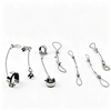 Complete multi-part assembly to buy hydraulic hose whip restraints for heavy machinery