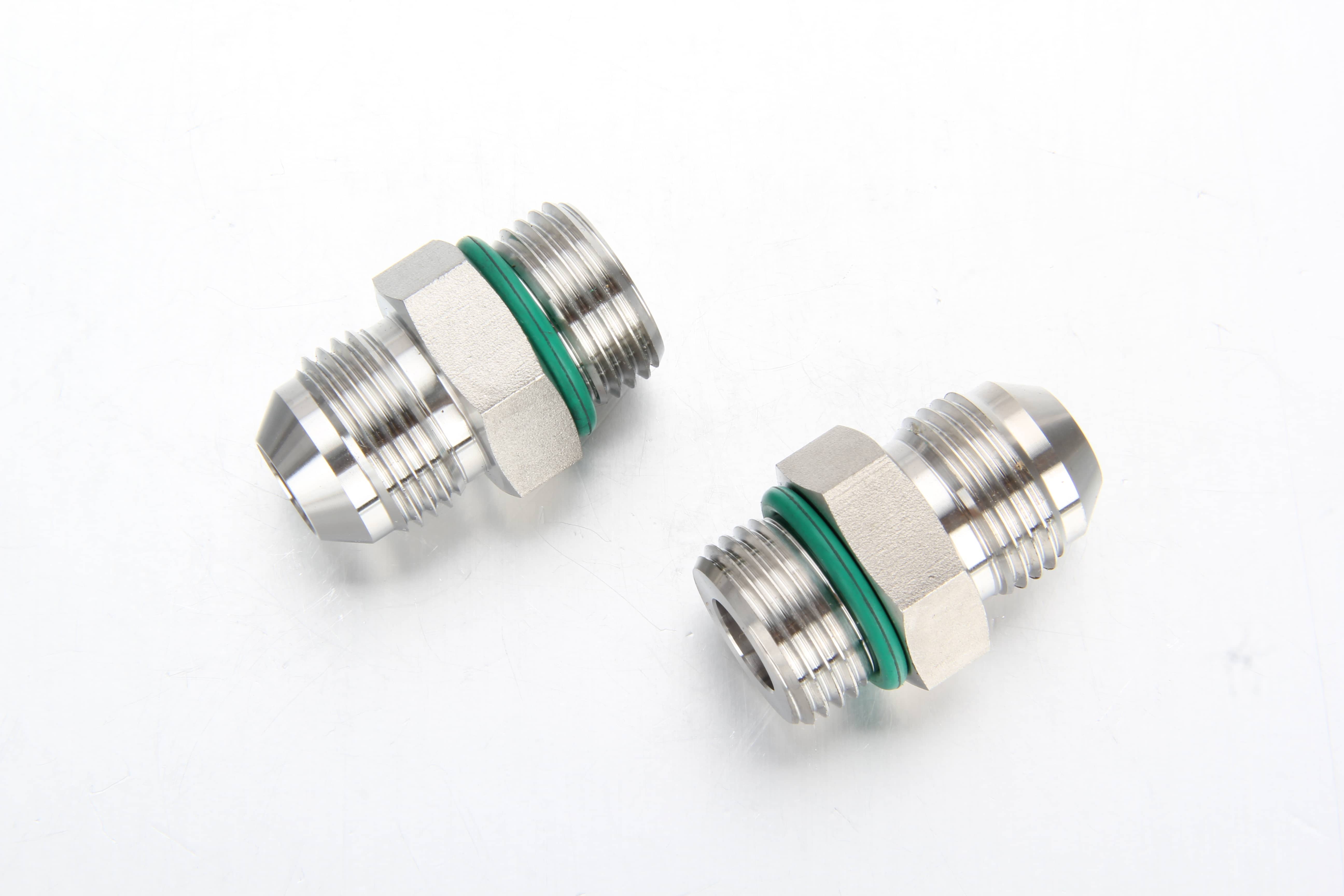 Male SAE O-Ring Boss to Male JIC 37 degree flare straight adapter