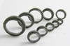 Stainless steel DOZ soft sealing rings for Parker Ermeto EO-2 hydraulic fittings in NBR and FKM material variations.