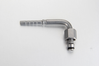 90° Elbow Hose Fitting with DIN 2353 DKOLL Metric Female Swivel for Automatic Lubrication Systems