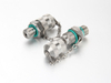 Corrosion-resistant 316 stainless steel test point fitting ISO 15171-2 for offshore and marine hydraulic applications.