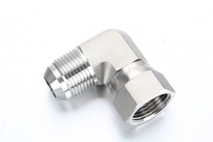 High pressure stainless steel DKJ swivel 90 degree elbow hydraulic adapter
