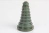Exploded technical assembly diagram showing a DOZ soft seal ring positioned inside a 24-degree cone functional nut