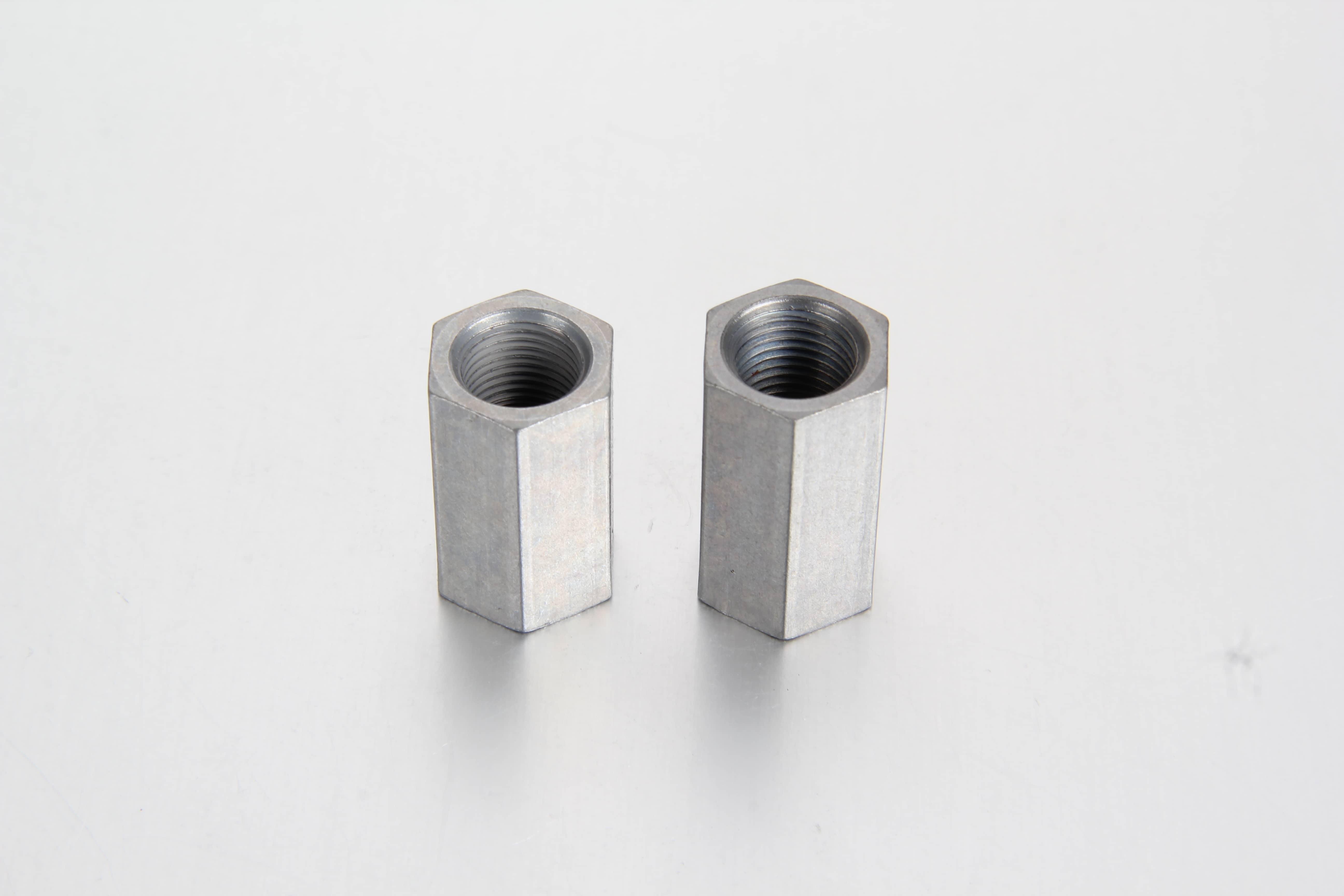 High pressure steel straight union adapter with dual G 1/8 female BSPP ports manufactured to ISO 1179-1 parallel thread engineering standards