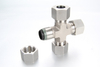  Heavy-duty S series stainless steel EO2 metric hydraulic fittings engineered for high pressure circuits up to 630 bar.