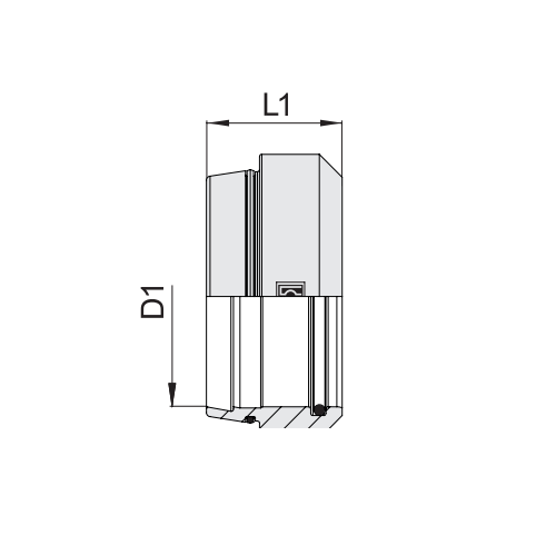 Stauff FI-WDDS series soft-sealing cutting ring featuring zinc-nickel coating and integrated dual FKM Viton elastomer seals for metric tube fittings.