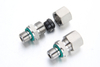ISO 8434-1 metric tube to parallel male stud adapter with ED seal