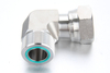 90 degree stainless steel female ORFS swivel nut elbow hydraulic fitting