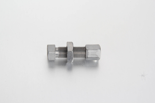 Metric Compression Straight Bulkhead Female Coupling - Auto Lube System Fittings