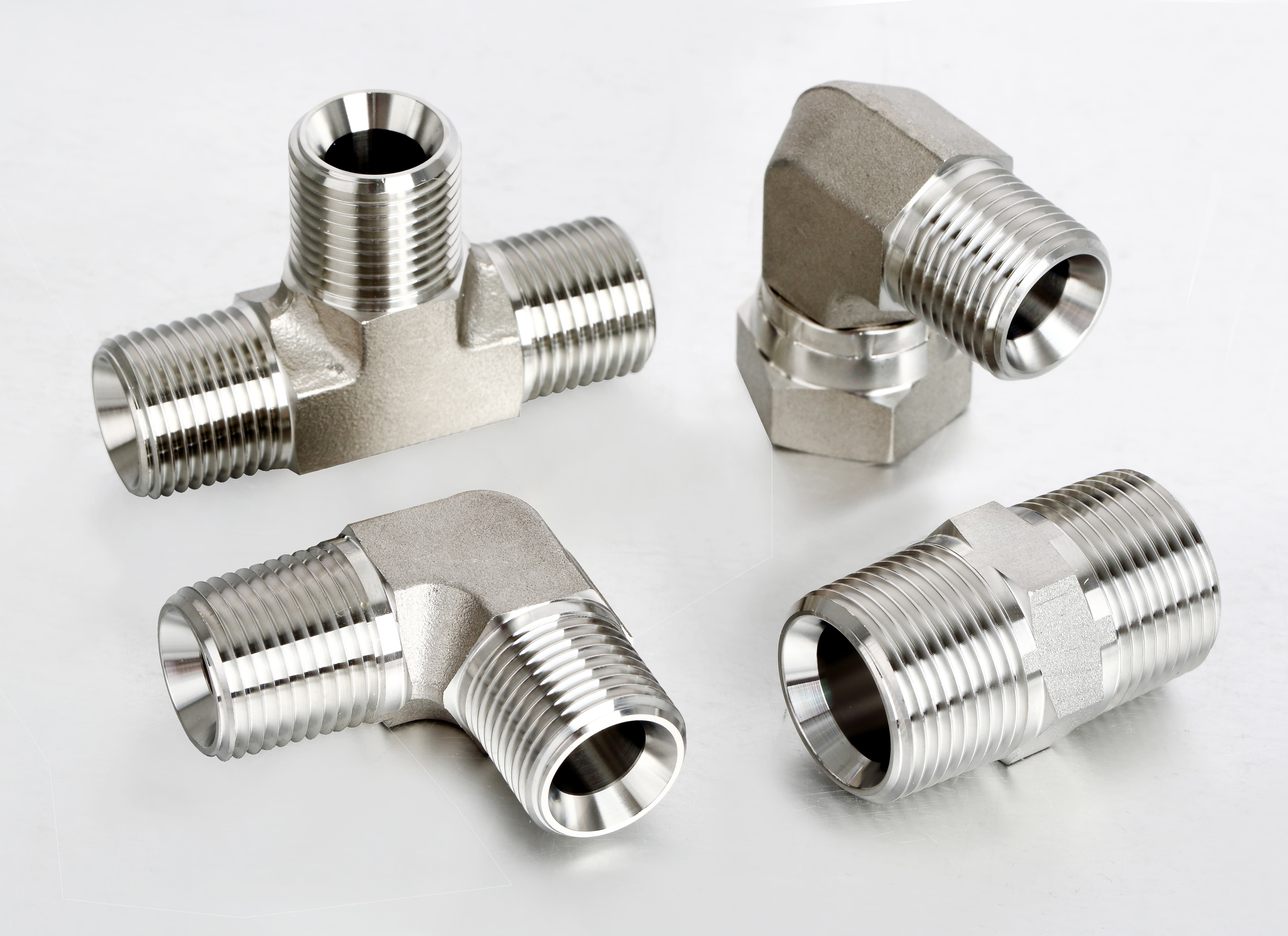 China hydraulic factory premium grade stainless steel BS 5200 fitting range