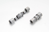 Premium lubrication line compression fittings Straight Union connecting two inline metric tubes of the identical diameter for centralized grease systems.