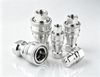 Non-spill flat face hydraulic quick release coupling manufactured from grade 316 stainless steel.