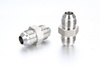 High pressure 316 stainless steel straight hydraulic tube union connector
