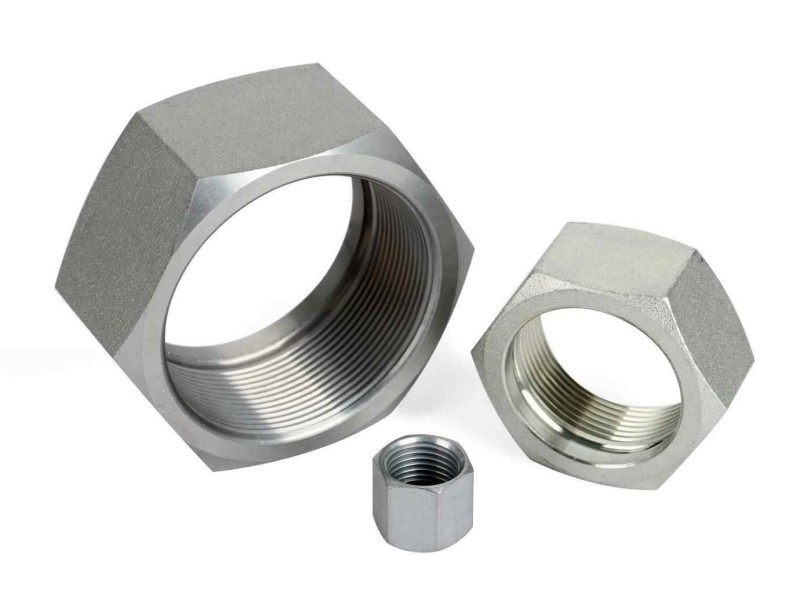 DIN 3870 tube nut Zinc Nickel , white zinc Plated